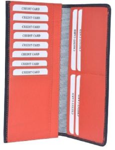 Black Leather Ladies Wallet