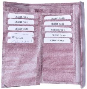 Washed Exotic Ladies Leather Wallet